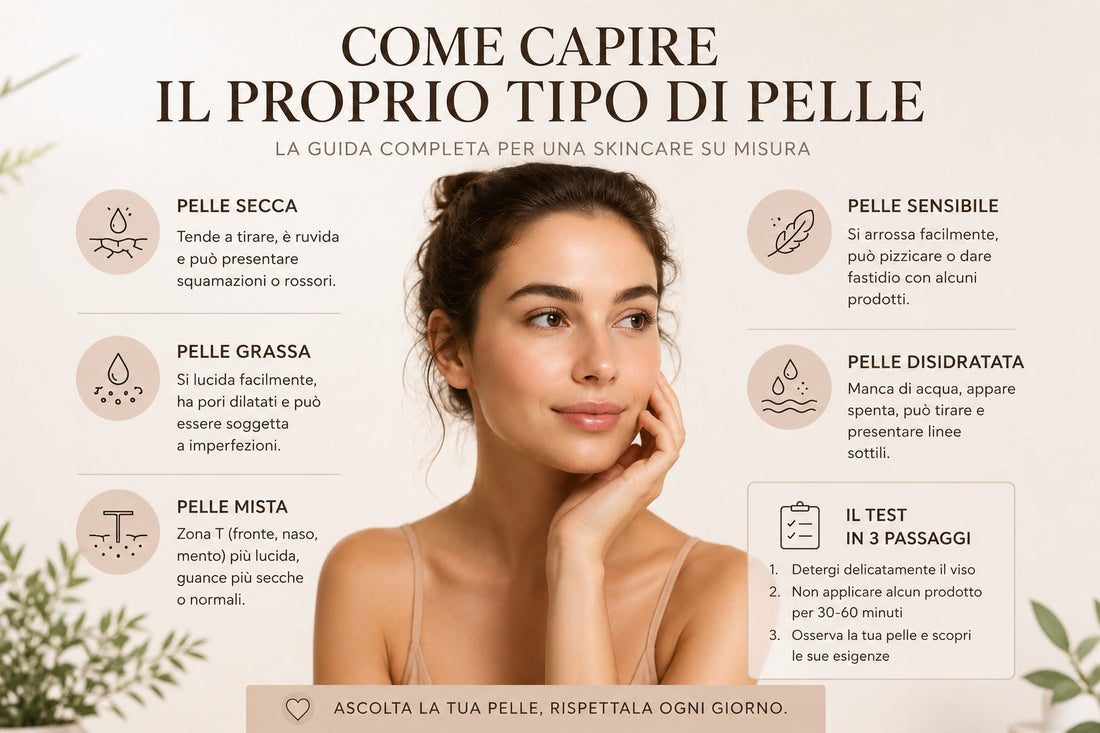 Come capire il proprio tipo di pelle: guida completa per scegliere la skincare giusta