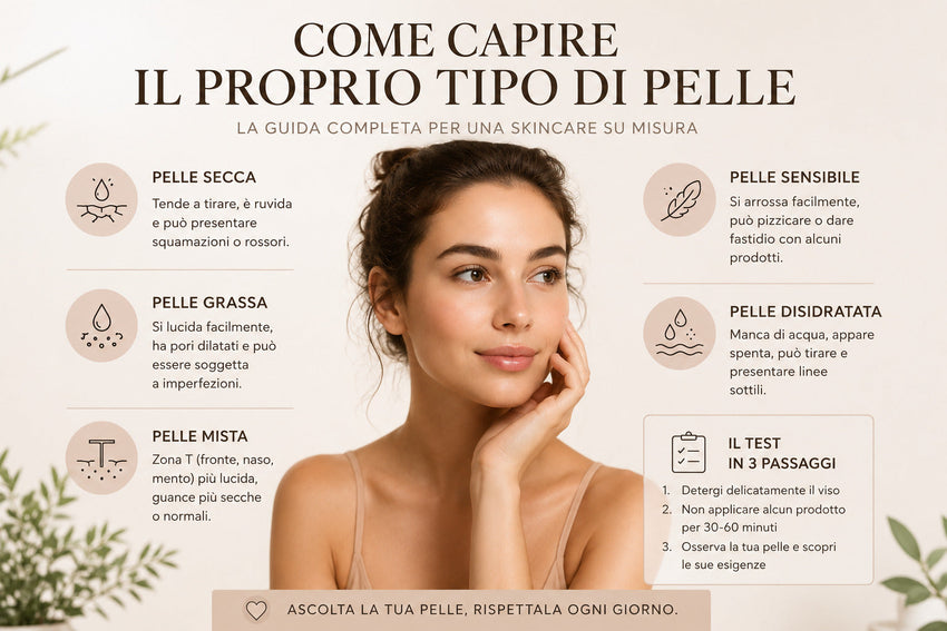 Come capire il proprio tipo di pelle: guida completa per scegliere la skincare giusta