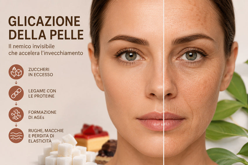 Lo zucchero ti sta invecchiando il viso? La glicazione è il nemico invisibile della tua pelle