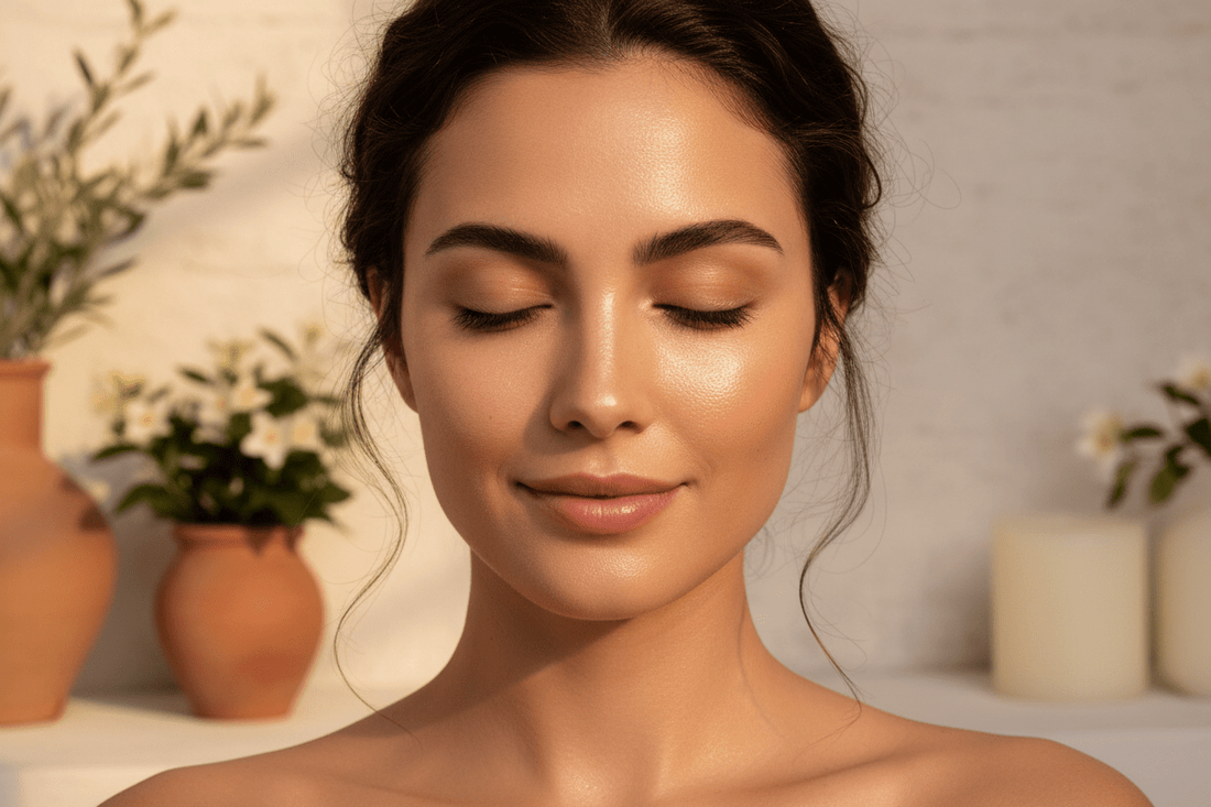 Pelle luminosa e sana dopo trattamento con Siero Retinolo e Niacinamide Éliane