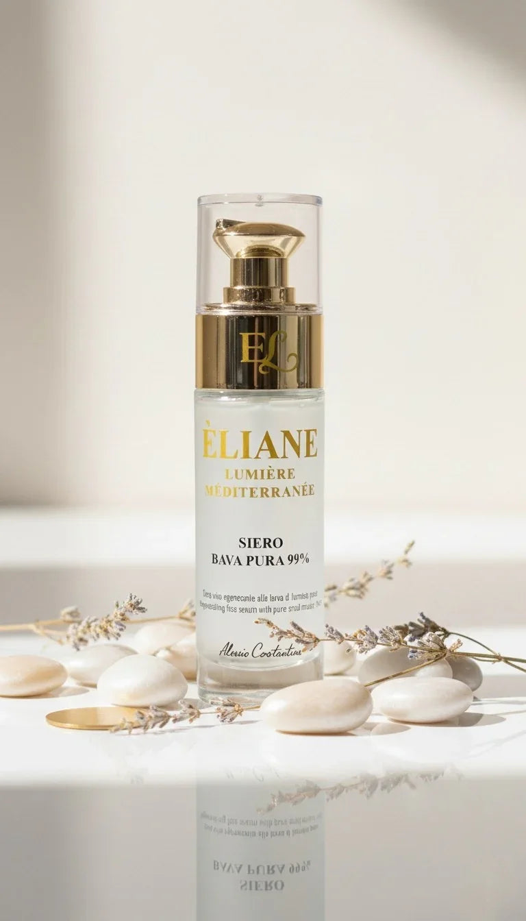 Siero Bava Pura 99% Éliane — siero viso rigenerante anti-rughe