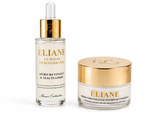 Duo Anti-Age Viso: Siero Retinolo e Crema Staminali