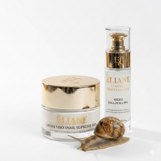 Bava di Lumaca Duo: Crema 80% + Siero 99% Anti-Età | Éliane