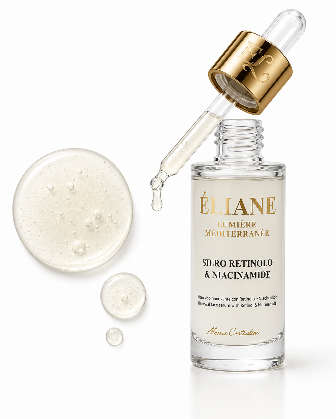 Siero Retinolo e Niacinamide Anti-Rughe Illuminante | Éliane