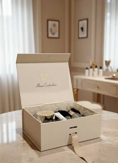 Cofanetto Regalo ÉLIANE Routine Luminosa - Set luxury con 3 prodotti bava di lumaca in packaging premium