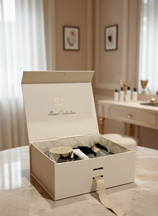 Cofanetto Regalo ÉLIANE Routine Luminosa - Set luxury con 3 prodotti bava di lumaca in packaging premium