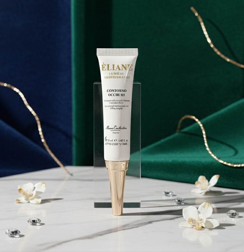 Contorno Occhi Acido Ialuronico ÉLIANE - Tubetto con 5 acidi ialuronici anti-borse e occhiaie
