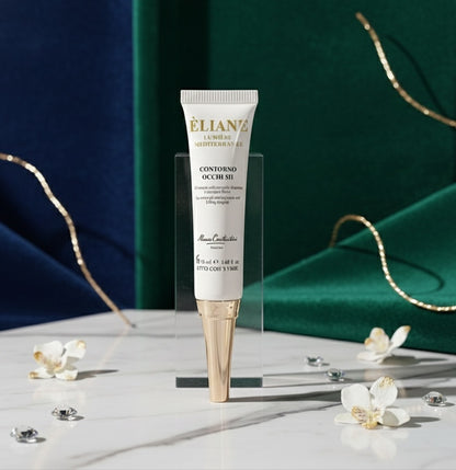 Contorno Occhi Acido Ialuronico ÉLIANE - Tubetto con 5 acidi ialuronici anti-borse e occhiaie
