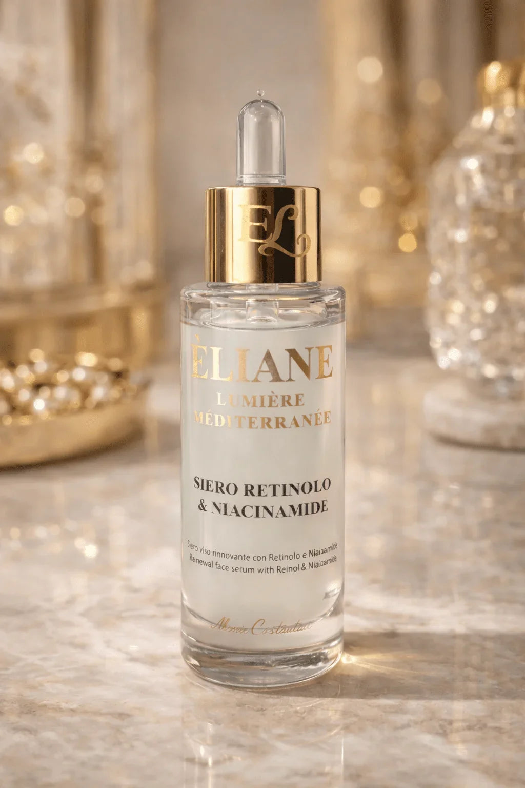 Siero anti-rughe illuminante Retinolo e Niacinamide ÉLIANE