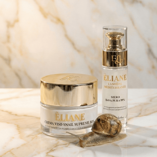Bava di Lumaca Duo: Crema 80% + Siero 99% Anti-Età | Éliane