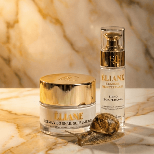 Bava di Lumaca Duo: Crema 80% + Siero 99% Anti-Età | Éliane