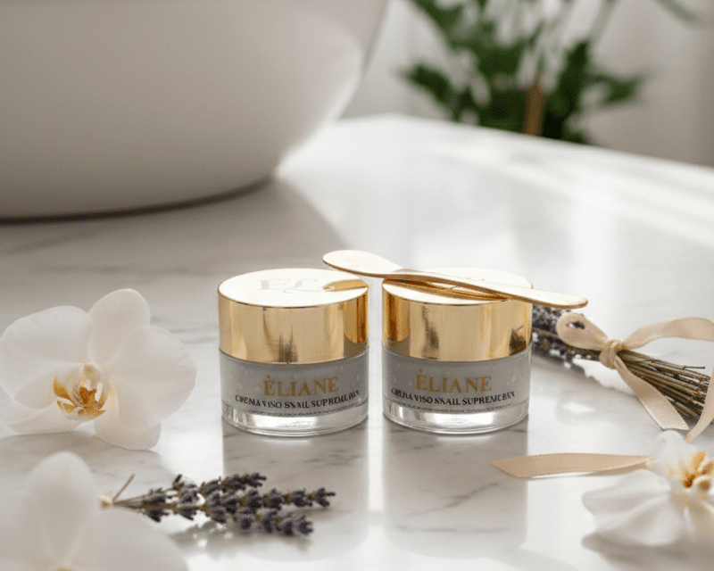 Duo Crema Anti-Rughe Bava Lumaca 80% - 2 Vasetti - Èliane Cosmetics Alessio Costantini